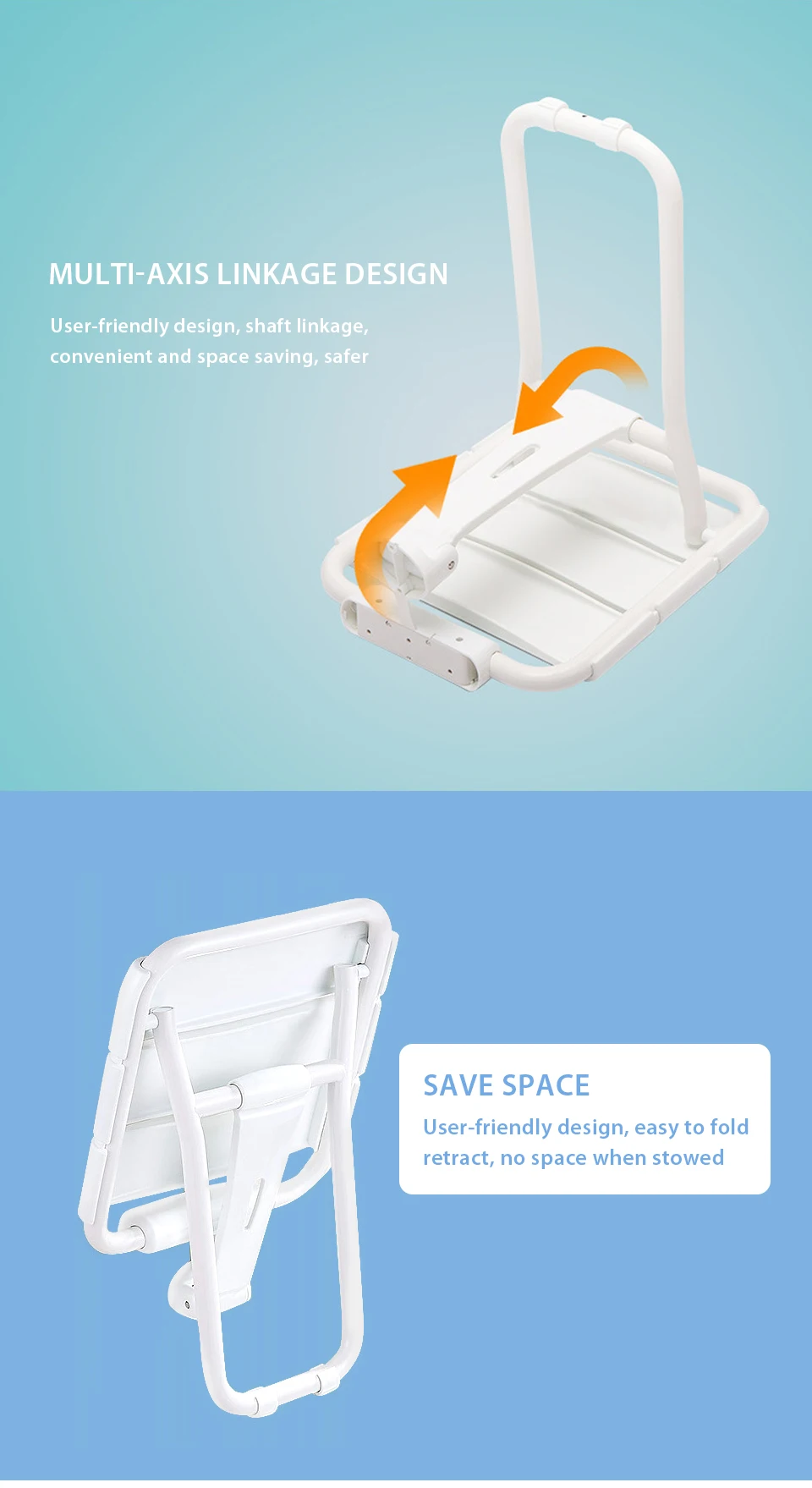 Folding Shower Seat - الصورة 21