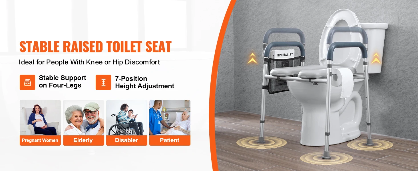 Raised Toilet Seat - الصورة 9