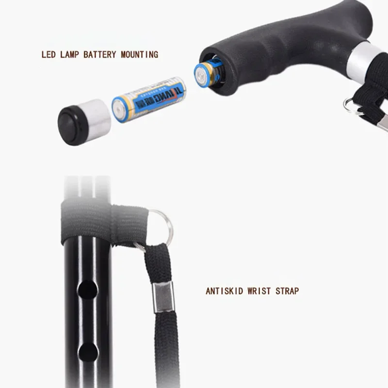 LED Quad Cane - الصورة 3